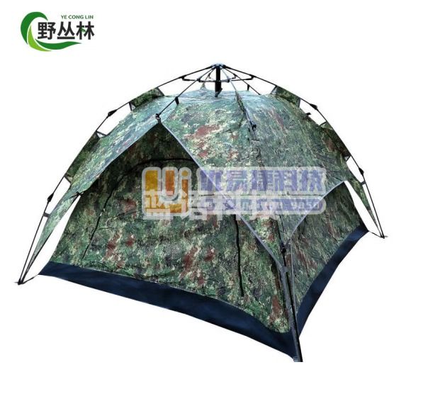 野丛林 19作战全自动速开野营双层露营帐篷单人双层丛林星空2*2*1.4m