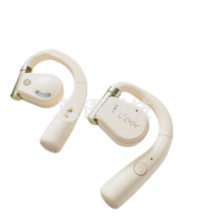 cleer ARC 音弧蓝牙运动跑步耳机 无线骨传导升级开放挂耳式耳麦 适用苹果华为 蛋壳黄【充电盒升级款-续航18H】