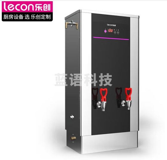 乐创（lecon）烧水器步进式开水器商用饮水机 大容量开水炉学校办公室壁挂台式两用开水机 60L/H LC-BJS01