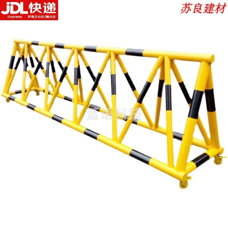 采之采  移动拒马护栏带刺学校门口挡车拦车路障隔离栏防撞栏防爆护栏加油 114管一米长度价格