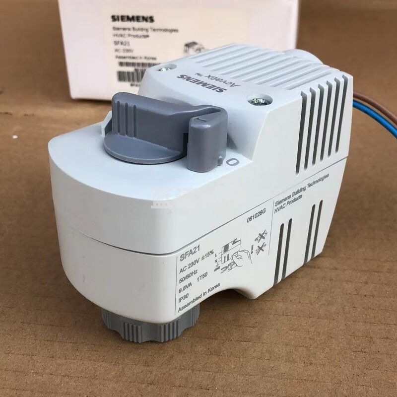 采之采 正品SFA21电动阀执行器两线阀MVI421.20驱动器线圈电磁阀 SFA21执行器