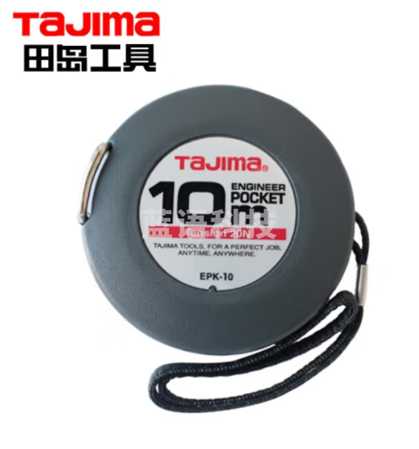 田岛（TaJIma）长钢卷尺子圆尺10米EPK-10 1002-0114