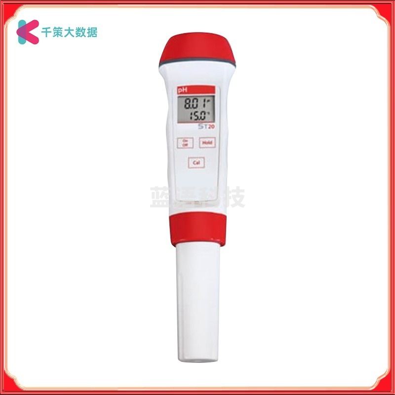 采之采奥豪斯ph测试笔ST10/ST20水PH值仪酸碱度便携式实验室PH酸度计 测试笔pH ST10 (0.1pH分辨率)