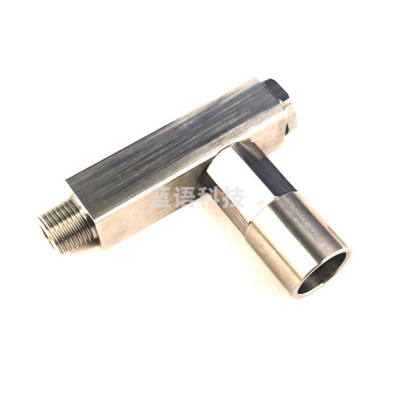 采之采南韬鲁尔母接头L型直角弯头G1/8 2分外螺纹针筒转接头 点胶阀接头 (不锈钢材质)1分牙/L型针筒接头
