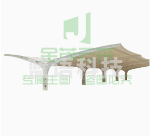 小区电瓶车充电桩停车棚膜结构车棚自行车棚拱形棚遮阳雨棚汽车棚