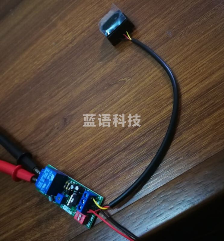 采之采静止体接近开关12V24v1M继电器常闭常开可调洗手间水龙头感应器 感应器+12v延时断电模块
