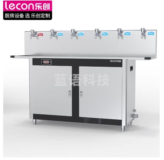 乐创（lecon）商用直饮水机 直饮机商用净水器 饮水机公司用大型净水机 YQ-6E旋钮（二开四温）