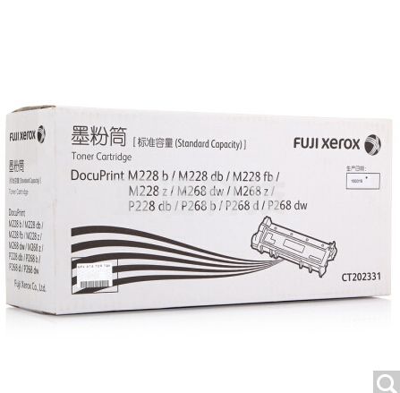 富士施乐FUJIxerox标准容量墨粉CT202331(黑色)适用于M228b/M228db/M228fb/M228z/M268dw/M268z/P228db/P268b/P268d/P2