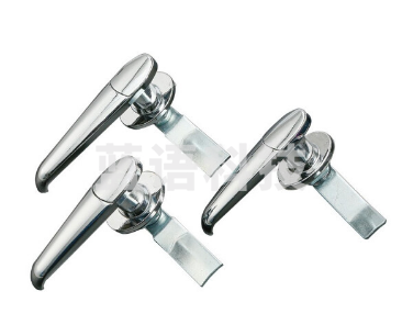 驼铃纵横 AQQJ0050 MS308-2配电箱柜门锁MS308-2-3电器箱锁/铁皮把手锁 加厚带防水盖 MS308-3