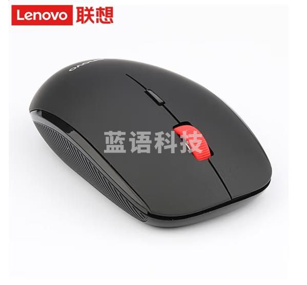 联想（Lenovo） 无线鼠标 黑色N911S 轻音无线鼠标2.4G