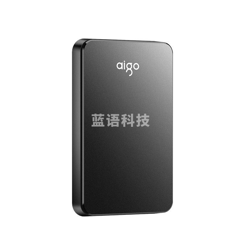 爱国者 (aigo) HD809 2TB USB3.0 移动硬盘 黑色 稳定高速传输