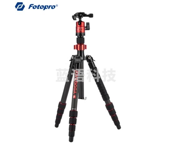 富图宝（Fotopro）X-4CN&Joy联名款 碳纤维双全景云台数码相机微单摄影三脚支架 红色