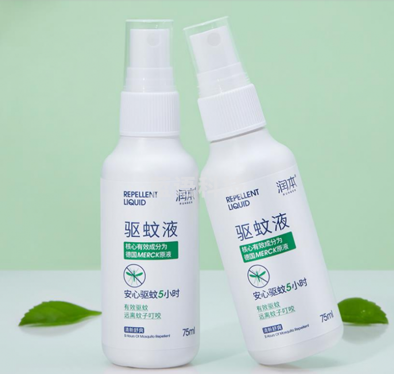 润本 驱蚊液 75ml×2支 防蚊 蚊香液 驱蚊喷雾防蚊液 蚊虫叮咬 防蚊喷雾 花露水 7%驱蚊酯
