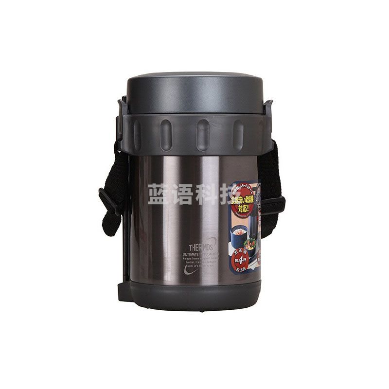 膳魔师 JBA-2001 1.6L 不锈钢保温桶大容量便当盒外出便携保温饭盒