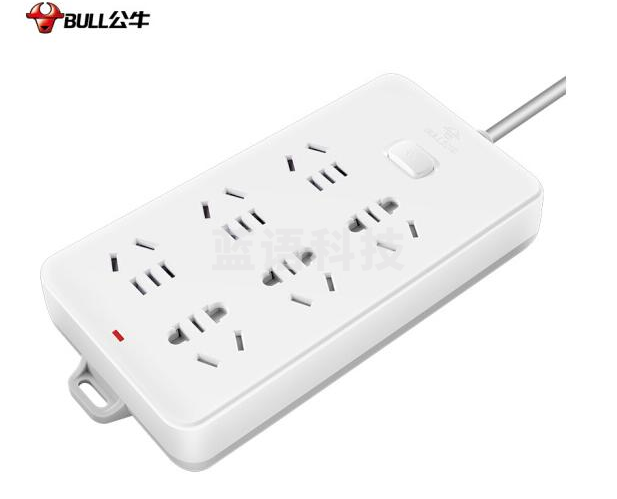 公牛（BULL) GN-109K 新国标插座/插线板/插排/排插/接线板/拖线板 6位总控全长3米