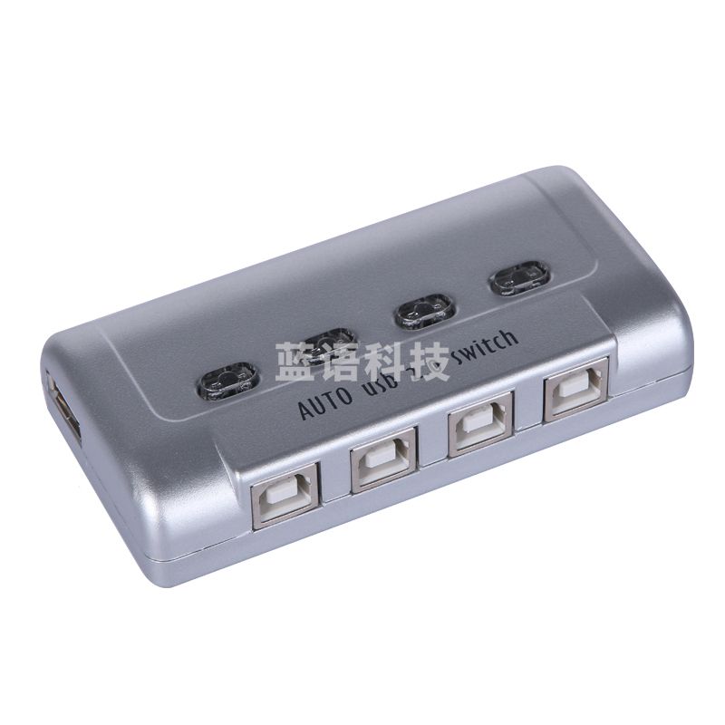 迈拓维矩MT-SW241-CH usb打印机共享器4口自动四进一出打印切换器4进1出