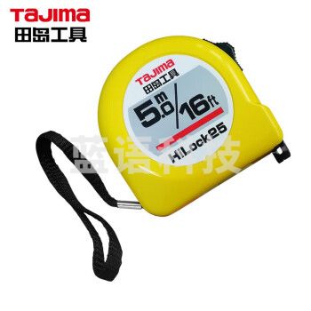 田岛五金工具tajima卷尺盒尺钢卷尺子2米3.6米5米7.5米公英制尺带 1001-0126（长5m宽25mm）