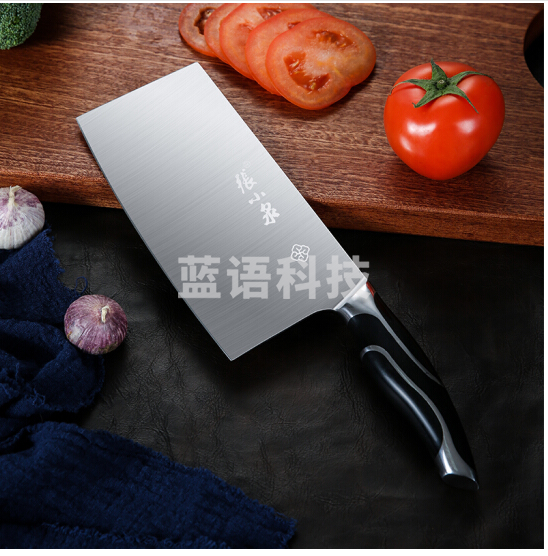 张小泉 黑旋风系列菜刀家用切菜刀厨师刀单刀 厨房刀具切片刀不锈钢切肉刀