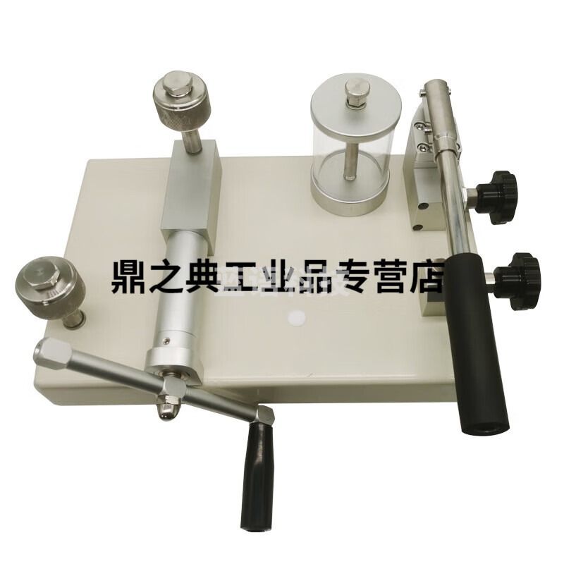 A 压力校验台压力表校验仪校准器装置手动液气体油水微压泵台式负压 液压0-60MpA 教学仪器