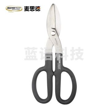 麦思德（MASTERPROOF） 美式铁皮剪刀 不锈钢剪刀10寸12寸不锈钢板铁板剪子工业级 12英寸铁皮剪【铬钒钢锻造 大环手柄】