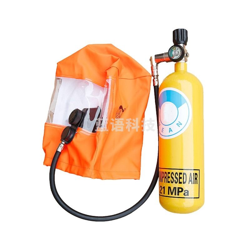 雅恪尚 船用便携式过滤消防自救正压式空气呼吸器 15分钟紧急逃生自救呼吸器 教学仪器