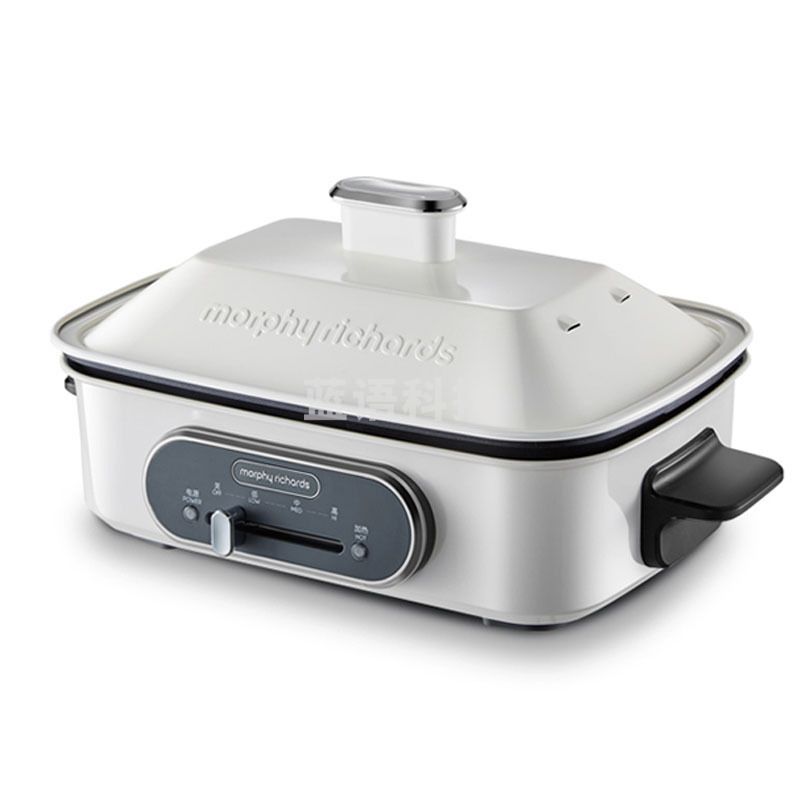 摩飞 MR9088 多功能煎蒸煮炸火锅 白色 1400W 白色