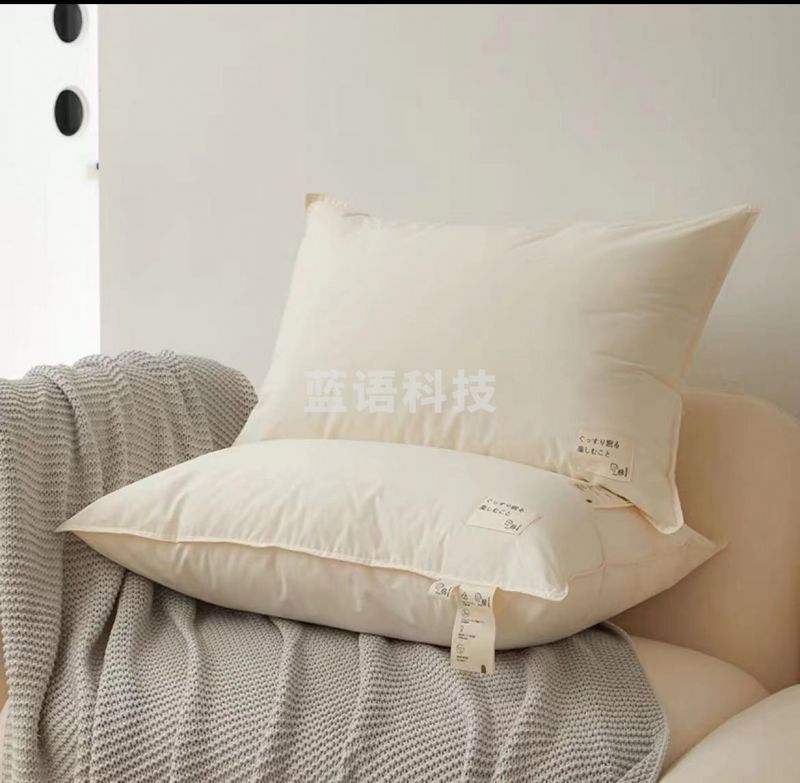 枕头枕芯成人家用单人枕头芯 48*74cm 白色