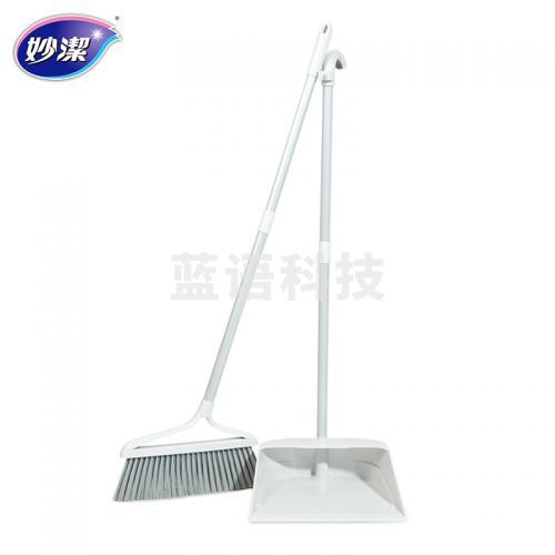 妙洁 扫把扫帚簸箕组合套装 加长扫把杆轻巧耐用