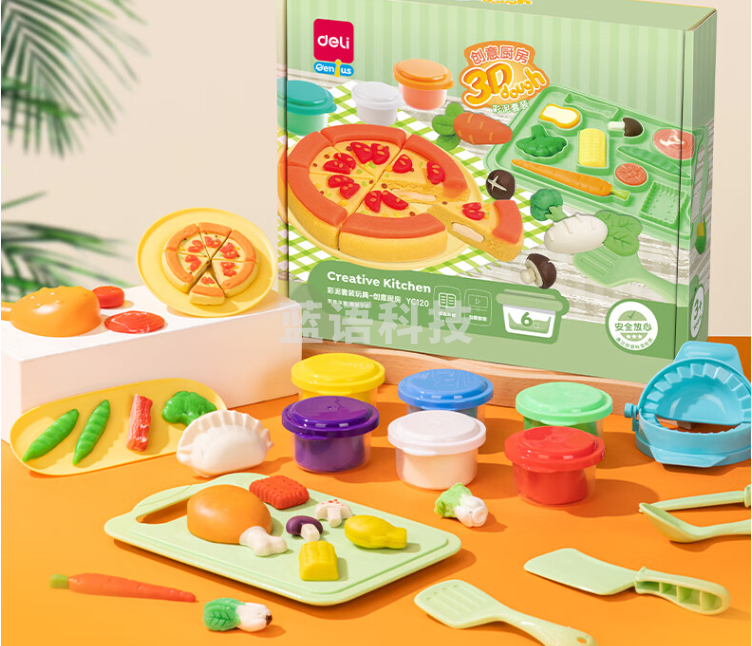得力（deli） 厨房系列彩泥 套装  YC120
