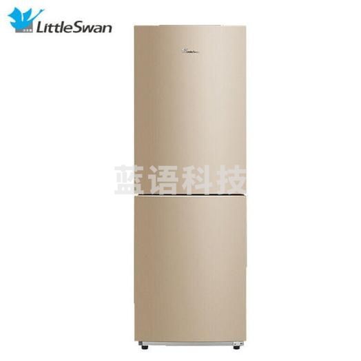 小天鹅 冰箱 BCD-176L 176升双门小冰箱节能低音 阳光米