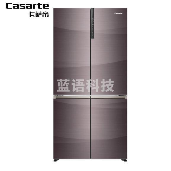 卡萨帝(Casarte)BCD-551WDCPU1 冰箱家用551升嵌入式4门十字对开门大容量风冷无霜不串味变频节能 极光紫