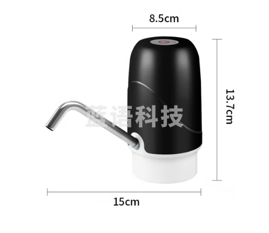 拜杰(Baijie)桶装水抽水器电动抽水器家用饮水机泵办公室压水器自动吸水器纯净水桶取水器 050