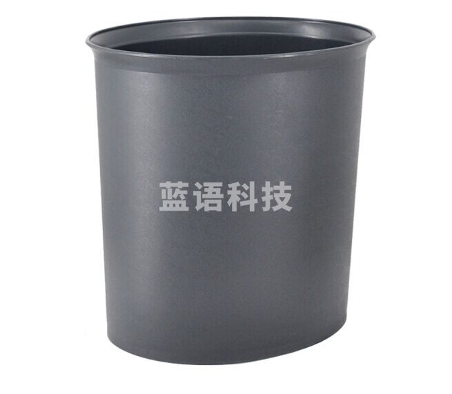 超宝(CHAOBAO)B-236A 酒店宾馆阻燃小号垃圾桶 8L阻燃椭圆灰色