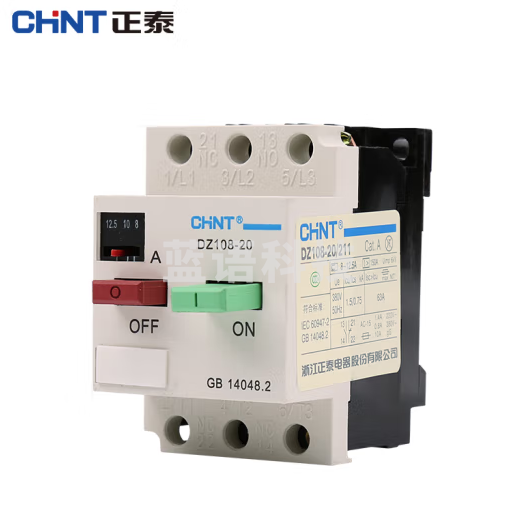 正泰(CHNT)DZ108-20/211 5-8A 电动机保护断路器 电机保护器三相380V马达开关空开过载保护
