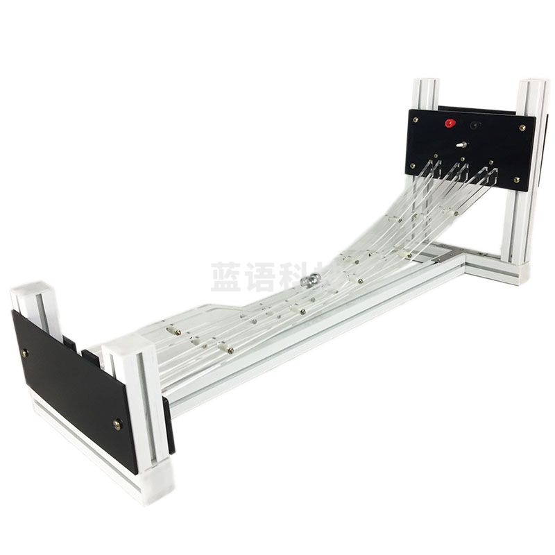 沪教 三轨竞速模型 三条同等高度不同路径的轨道 动势能基本原理 物理新教材 教学仪器(单位：个）