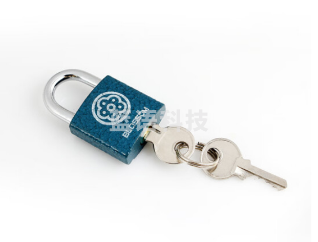 梅花(BLOSSOM)抽屉锁挂锁工具箱室内小锁宿舍柜子门锁电表箱锁BC2925蓝25MM