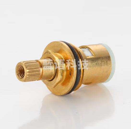 爽威 FD2水龙头铜阀芯 快开陶瓷阀门双牙阀芯正反旋阀心冷热水陶瓷心三角阀厨房洗衣机阀芯维修配件 两个装