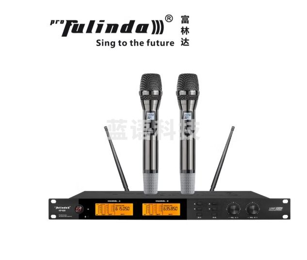 富林达（proFulinda） KP-620 专业无线话筒U段调频一拖二麦克风KTV娱乐演出会议室 手持