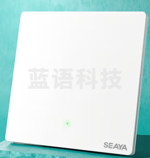 希崖 智能开关控制面板已接入米家APP小爱同学远程墙壁开关全屋智能 蓝牙零火线款 白色一开
