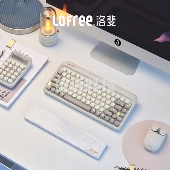 洛斐（LOFREE）水磨石鼠标无线蓝牙双模EP115多系统兼容多功能办公家用 水磨石