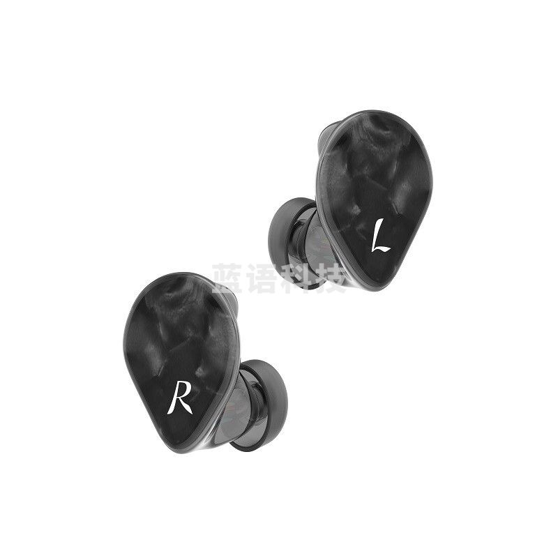 纽曼（Newsmy） R9真无线蓝牙耳机双耳迷你隐形入耳式运动跑步HIFI音乐耳机 动铁版 曜石黑 官方标配(4动铁)