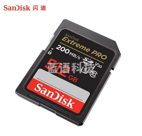 闪迪相机卡 4K高清SD卡 UHS-I微单存储卡微单反摄像储存大卡内存sd卡内存卡 512G SD相机卡读卡器套装读速高达200Mb