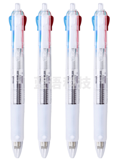 晨光ABP80307 按动圆珠笔 0.5mm 黑蓝红绿(支)