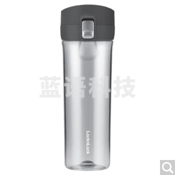 乐扣乐扣 lock&lock ABF666BLK Tritan塑料杯 运动水杯便携茶水杯 黑色500ML