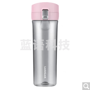 乐扣乐扣 lock&lock ABF666PIK Tritan塑料杯 运动水杯便携茶水杯 粉色500ML
