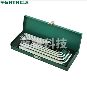 世达（SATA）14件加长球头内六角扳手组套货号09141