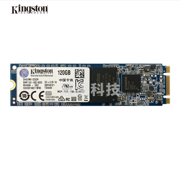 金士顿(Kingston) 240GB SSD固态硬盘 M.2接口(SATA总线) A400系列 SA400M8/240GCN