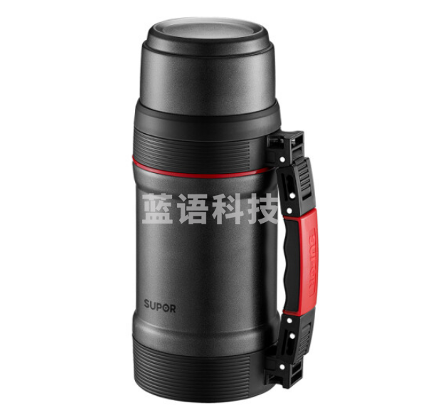 苏泊尔KC15AG2 竹韵系列旅行保温壶 1.5L儒雅黑