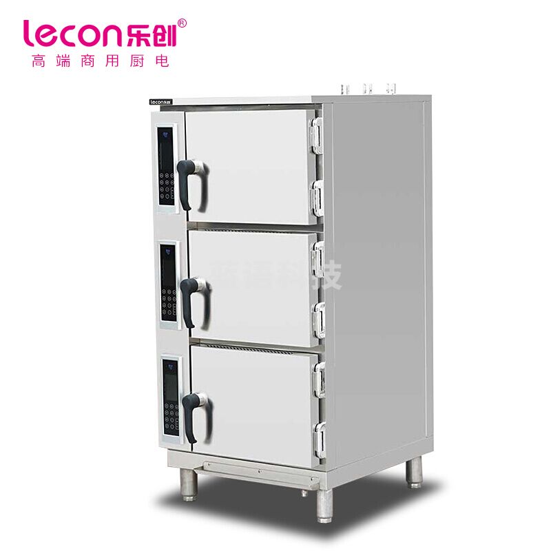 乐创LC-J-MJG8工程款商用八门智能电脑款24盘蒸柜