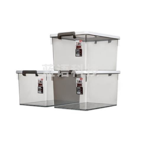 禧天龙 X-6268透明收纳箱 3个装  21升41.3*32*22.7Cm